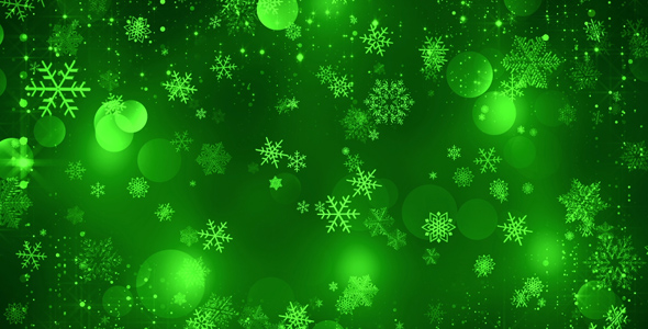 Green Christmas Background by AS_100 | VideoHive